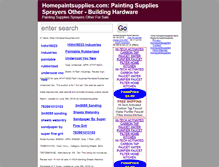 Tablet Screenshot of homepaintsupplies.com